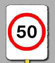 Speed limit signs (such as the one shown) tell drivers -