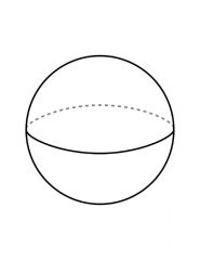 Figura tridimensional en la que todos los puntos están a la misma distancia del centro.