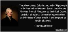 absolved from all allegiance;