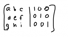 There's some "shortcut" for a 2x2 matrix, but that's just another poop formula to memorize and no one wants that.