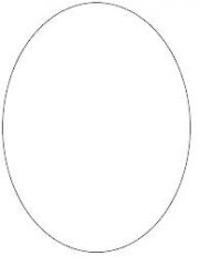 oblique
An oval is an oblique shape.