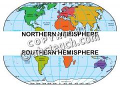 -Part of the earth north of the equator
