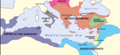 -much of their land was conquered by Arabs
-followers of Islam  took over Veince 
-two patriarchs  of Christianity east and the west but the west leader thought he was the leader of all of Byzantine