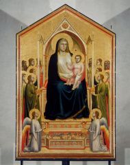 "Madonna Enthroned"
Giotto (1310) tempera on wood