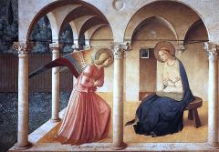 "Annunciation"
Fra Angelico (1440-45) fresco