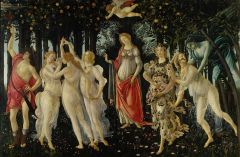 "Primavera"
Sandro Botticelli (1482) tempera on panel