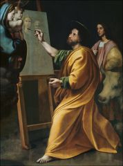 "St. Luke Painting the Virgin"
Raphael (1511-20) oil on canvas