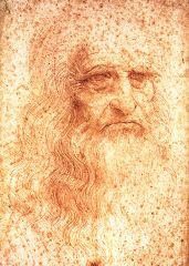 "Self Portrait"

Leonardo da Vinci (1512) red chalk on paper
