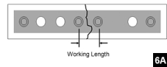working distance is defined as the distance between the 2 screws closest to the fracture. Decreasing the working distance increases the stiffness of the plate fixation construct. An example of the working distance is provided in Illustrations A an...