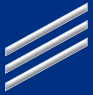 E-3 Seaman. Sleeve Insignia: zero three white stripes on a field of blue.