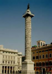 #45
Column of Trajan
- Forum of Trajan
- 106 - 113 CE
 
Content:
- carved column
- at the back of the complex
- inscriptions of Trajan's life story
- commemorates his life and death
 
Style:
- low relief carvings
- massive column