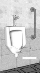 Urinal


 


Should have an elongated lip or through type the maximum height of the lip should be  