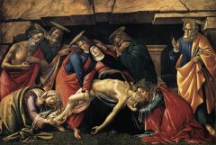 Botticelli
Lamentation 
Oil on panel
1490
