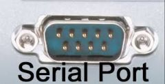 serial port
USB port
parallel port
network port