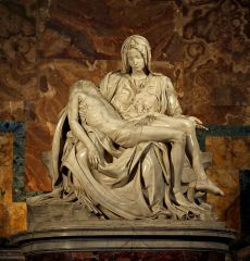 Michelangelo
Pieta
Marble
1500
Old St. Peter's, Rome