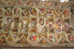 Michelangelo
Sistine Ceiling
Fresco
1500
Sistine Chapel, Vatican City