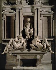 Michelangelo
Tomb of Guiliano de' Medici, Duke of Neumors
Marble 
1530
New Sacristy, San Lorenzo, Florence 