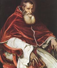Titian
Pope Paul III Farnese
Oil on canvas
1540
Rome
