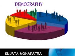 The study of population, but most often refers to the study of human population.