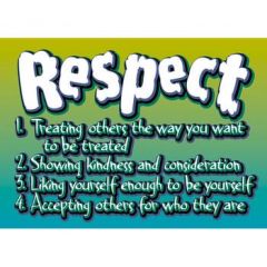 You have to treat people the way u want to be treat and do not bully others.