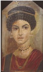 Mummy Portrait of a young woman, ca. 110-120