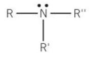The nitrogen atom is attached to three alkyl groups