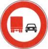 In presenza del segnale raffigurato un autocaravan di massa a pieno carico superiore a 3,5 tonnellate non può sorpassare veicoli a motore