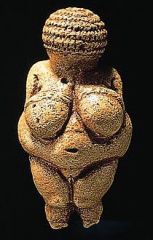 Paleolithic, 24,000 BCE, Austria
Limestone

Associated with fertility? Purpose unknown