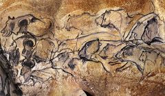 Paleolithic, 30,000 BCE, France

Reasons for animal depictions unknown
1) rituals
2) documentation
3) aesthetics
4) sense of permanence / "marking" territory