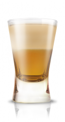 Shot glass

1 oz Butterscotch Schnapps


½

 oz Baileys, floated

Drop granadine on top middle looks like nipple