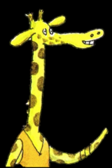 een giraf