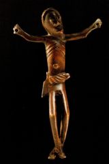 St. Anthony/Crucifix 
Kongo
Congo
16th to 19th century
Wood/copper


In the 1400s, the kind of the Kongo converted to Christianity and it became the state religion under his heirs. Then, another wave of Christianity came brutally with the Portugue...