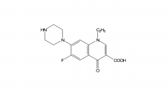 1-Ethyl-6-fluoro-4-oxo-7-(piperazin-1-yl)-1,4-dihydroquinoline-3-carboxylic acid