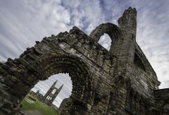 a ruined Roman Catholic cathedral in St Andrews