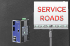Like a service road on a highway that allows you to stop at a store without backing up traffic.

These allow different hardware or devices on the network to talk to each other - like a printer and computer.