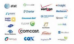A company like Sprint, AT&T and Comcast that provide a way for you to access the internet.