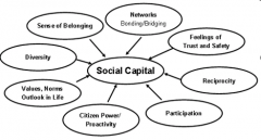 Social capital is highlyrelated to human capital but includes organizational system; social capital arethe skills developed in civil society and non-profit sector;  human skillsdirected at social sector (NGOs, CS); Human resource development is ke...