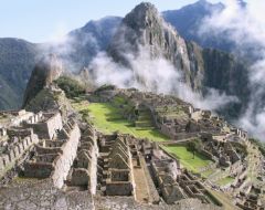 #161


City of Machu Picchu 


Central highlands, Peru


Inka


1440 C.E.


_____________________


Content: A multi-purpose satellite site of over 200 buildings perched high on an Andean mountain ridge, about 50 miles 


from Cusco...