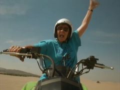 What the flip was grandma doing at the sand dunes?