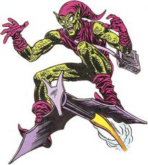 MINIBOSS: GREEN GOBLIN


 


 


Challenge:  12. Add Strength to Wits for this fight. 


 


Reward: +1 Strength (permanent), plus pick 1 Reward card. 


 


 


Loss: Lose 1 reward. 