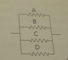 Is the resistors are connected in series, which are connected in parallel, and which are neither in series nor parallel