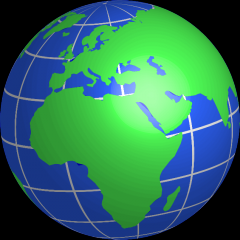 a round ball model of Earth