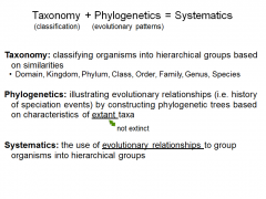 *Systematics is the common way it's done