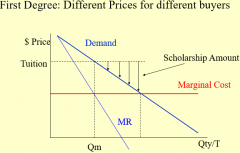 Charging different customers different prices equal to Different Marginal Values (reservation price). These can come in the form of auctions, or college scholarships.