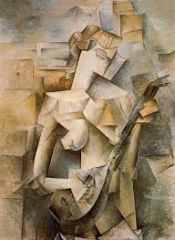 The girl with Mandalin by Picasso 
Cubism