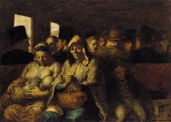 Third Class Carriage by Daumier 
Realism