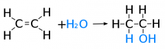 h3PO4
Steam and the gaseous alkene are heated to a high temperature and pressure in the presence of a phosphoric acid catalyst. 
This is called HYDRATION of an alkene and is a method of preparing  alcohols used widely in industry. 