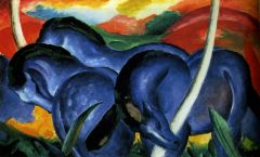 Large Blue horses by Franz Marc
Expressionism