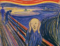 The scream by Munch 
Expressionism