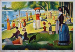 Sunny Afternoon on the big Jatte by Seurat 
Post Impressionism